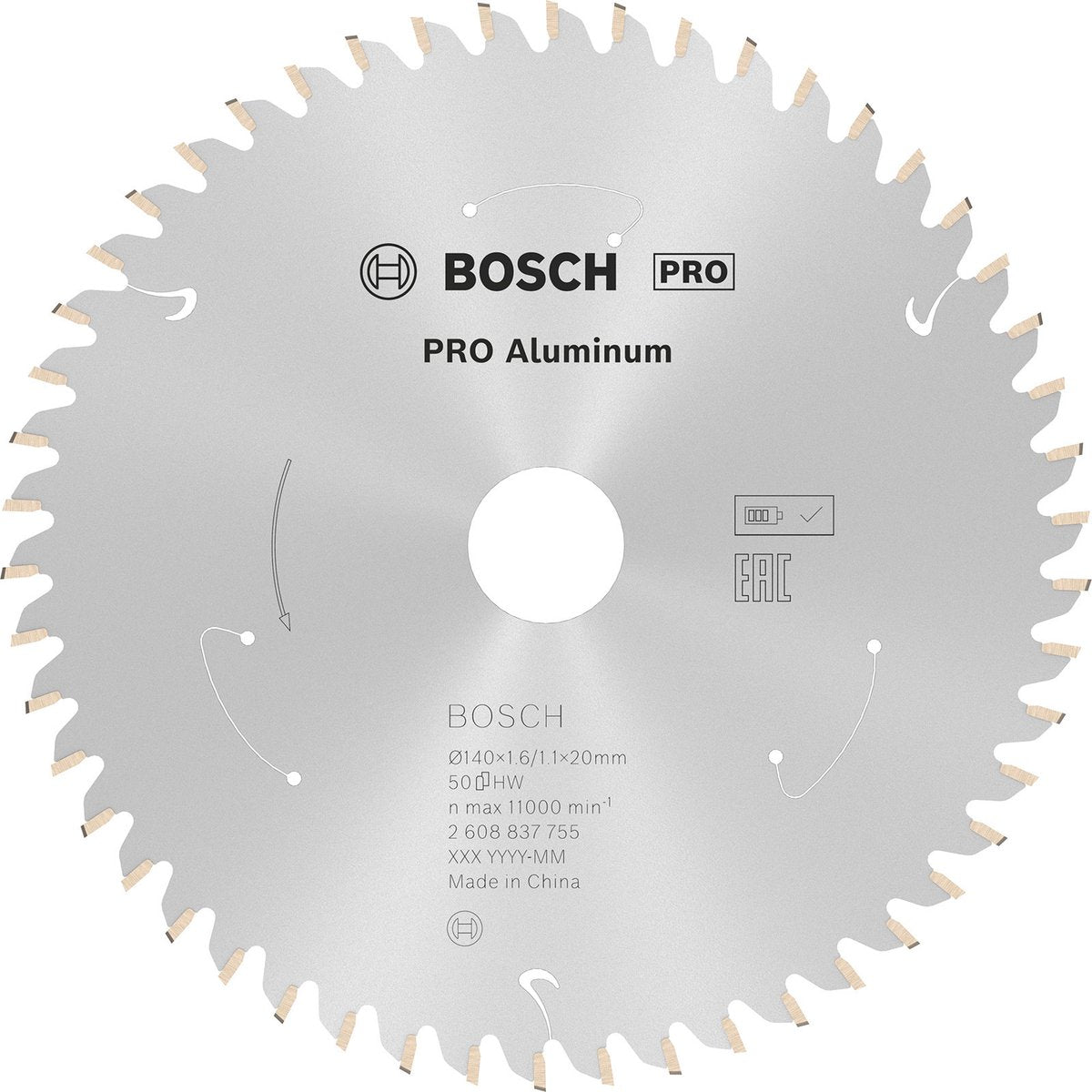 Bosch pro aluminium accuzaagblad voor cirkelzagen 140 x 1,6 x 20 ...