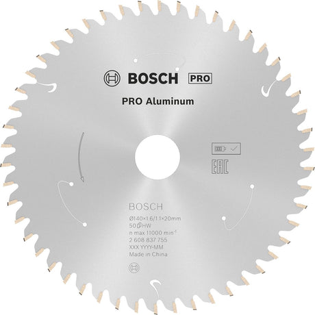 Bosch pro aluminium accuzaagblad voor cirkelzagen 140 x 1,6 x 20 ...