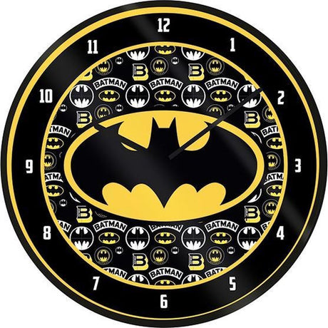 Dc comics batman logo wandklok