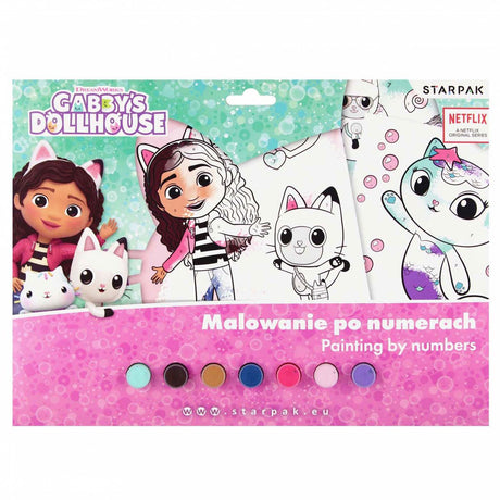 Euro-trade limited liability lobbes schilderen op nummer gabby's poppenhuis met 7 kleuren verf.