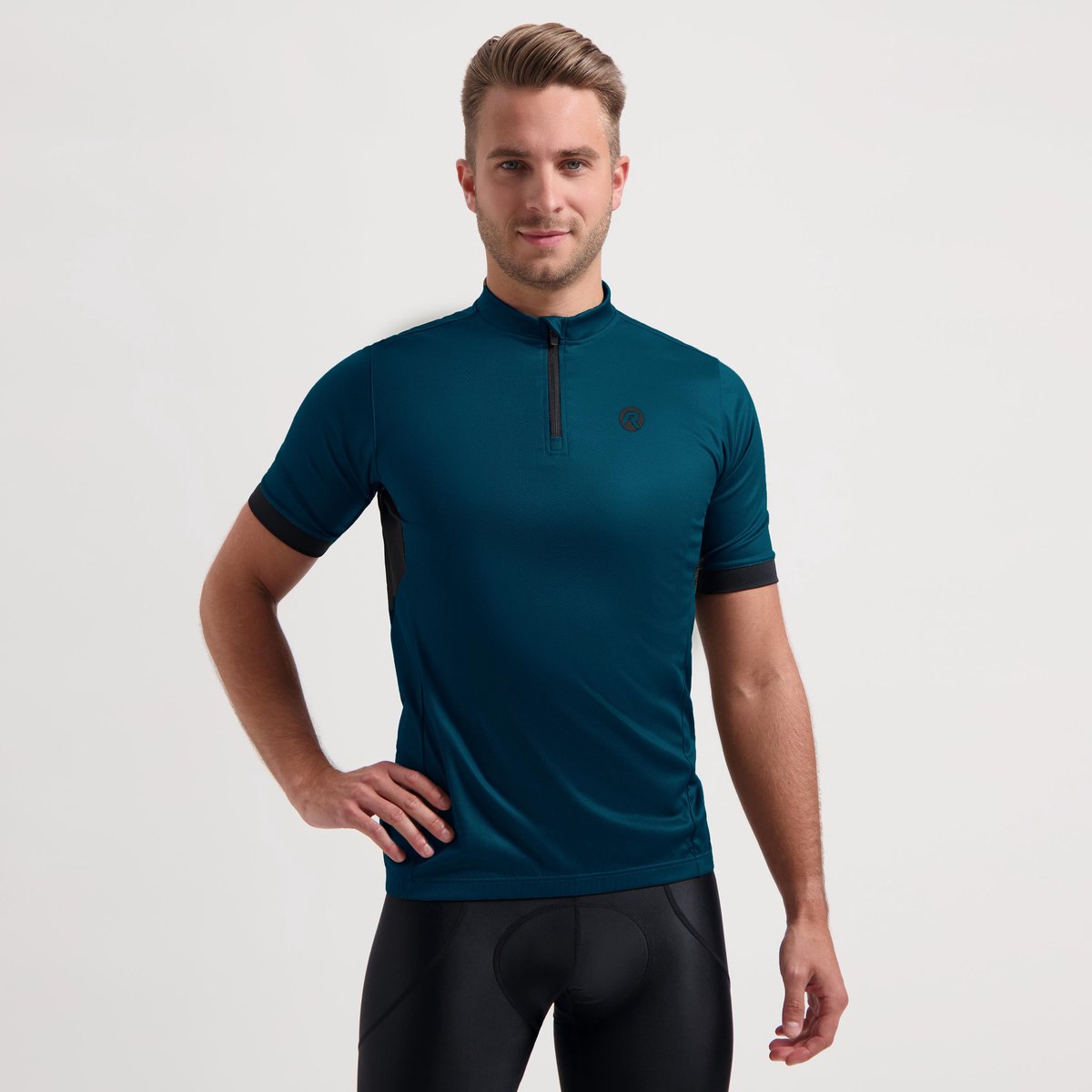 Rogelli core fietsshirt heren - korte mouwen - donkerblauw - m