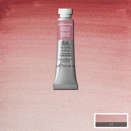Winsor newton watercolor paint w n 5ml - 537 potters pink
