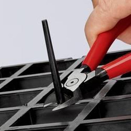 Knipex 72 01 140 zijsnijtang voor kunststof + veer 140mm