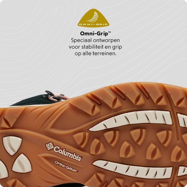 Columbia newton ridge™ plus waterproof amped dames wandelschoenen - black, blush rose 38