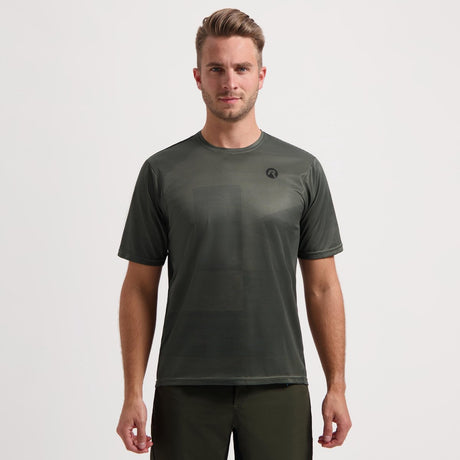 Rogelli core mountainbike shirt heren - fietsshirt - korte mouwen - groen - advntr - maat xxl
