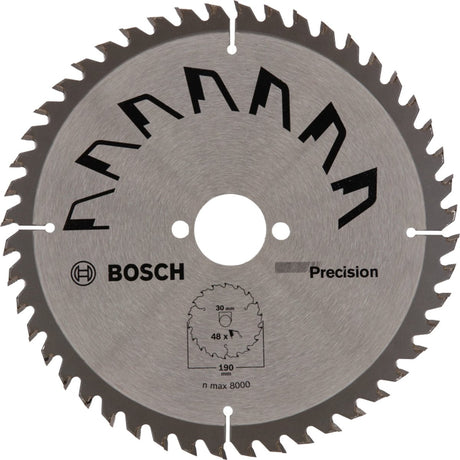 Bosch cirkelzaagblad precision - 190 x 30 x 2,5 mm - 48 tanden