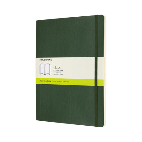 Moleskine classic notitieboek - extra large - softcover - blanco - mirte groen