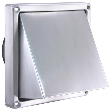 Star x starx gevelklep rvs ã˜125 18x18x12cm
