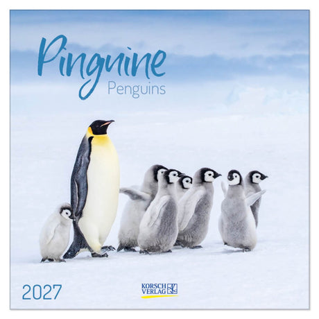 Korsch verlag pinguïns kalender 2027