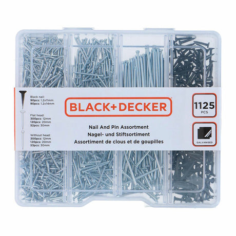 Black+decker assortimentsdoos roestvrij - staal
