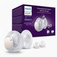 Philips avent dubbele opvangcups - ultralicht - skinsense siliconen opvangcups - comfortabele pasvorm - handsfree -scf439 01