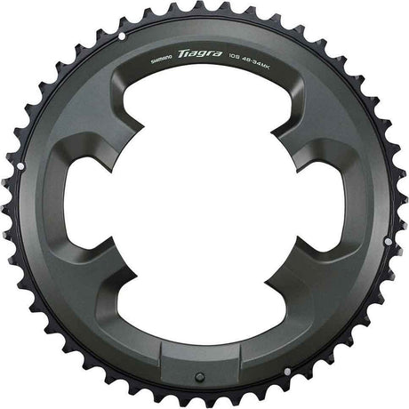 Shimano tiagra fc-4700 kettingblad 48t-mk – 2x10-speed – 110 mm bcd – aluminium resin – zwart