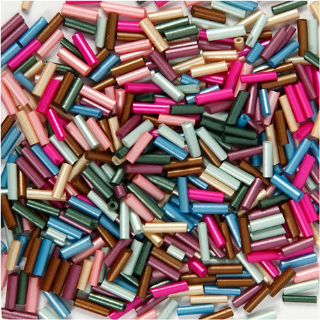 Creativ company kralen mix metallic kleuren, 130 gram