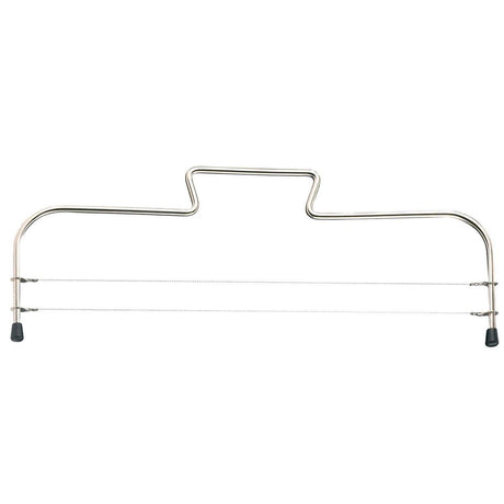 Westmark taartsnijder met 2 gekartelde snijdraden, roestvrij staal, lengte: 32 cm, simplex-duo, zilver, 71602270