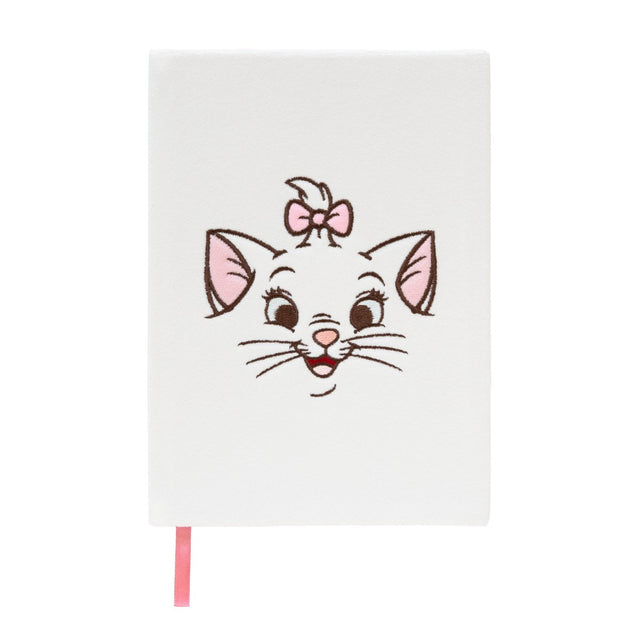 Disney notizbuch - premium - plüsch-einband - bonjour marie unisex notebook - wit - standard