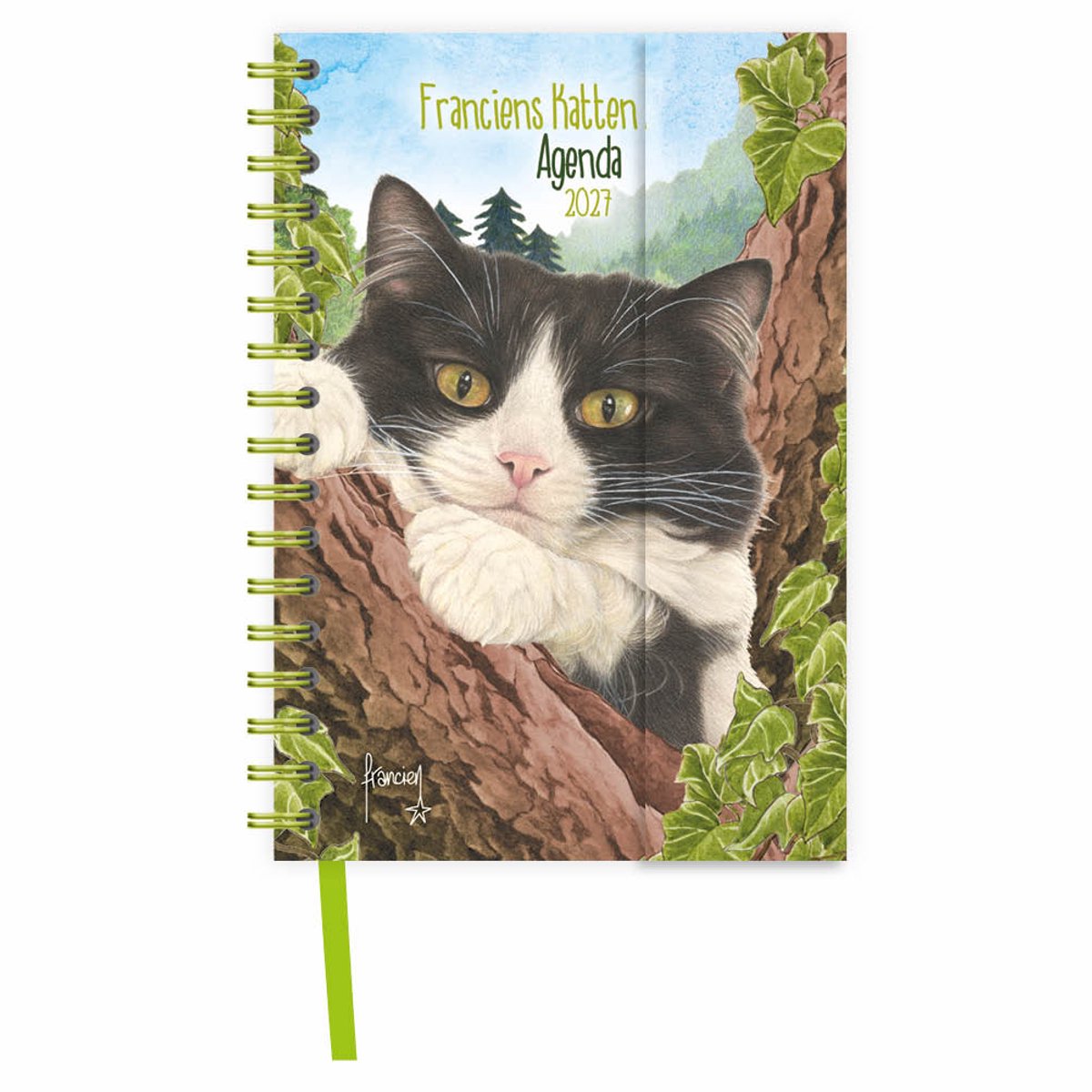 Comello franciens katten luxe spiraalagenda bailey 2027