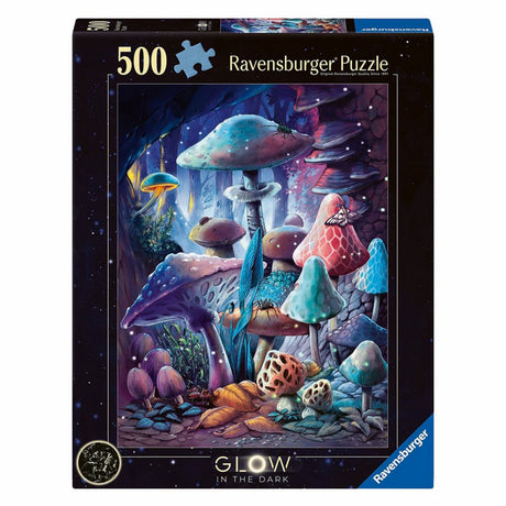 Ravensburger puzzel moonlight mushrooms (starline) - legpuzzel - 500 stukjes