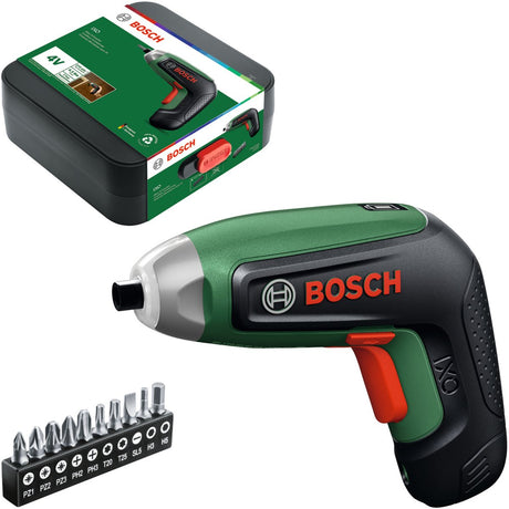 Bosch groen ixo 8 4v accuschroevendraaier (1x compact power 4v accu 2,0 ah, 10 bits) - 06039g4000