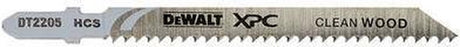 Dewalt dt2216-qz - hout bewerken jigsaw bladen - 82x2mm - t-schacht - 5 stuks