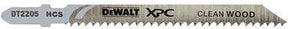 Dewalt dt2216-qz - hout bewerken jigsaw bladen - 82x2mm - t-schacht - 5 stuks