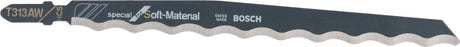 Bosch - decoupeerzaagblad t 313 aw special for soft material - 3 stuks