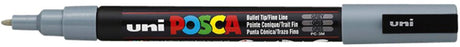 Posca markeerstift pc-3m grijs (6 stuks)
