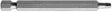 Wera bit 1 4 xh r1 (square) 50mm