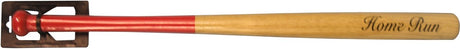 Angel sports honkbal bat baseball bat 30 inch – houten honkbalknuppel 50 mm rood naturel – honkbal knuppel voor training, outdoor en recreatie – engelhart