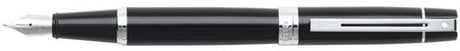 Sheaffer vulpen - 300 e9312 - m - glossy black chrome plated - sf-e0931253