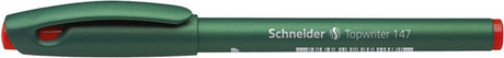 Schneider schrijfwaren fineliner schneider topwriter 147 0,6 mm rood doos met 10 stuks
