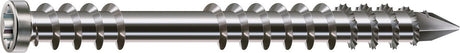 Spax terrasschroef, 5 x 60 mm, 180 stuks, fixeerschroefdraad, cilinderkop, t-star plus t25, cut-punt, roestvast staal a2 - 8000000276606