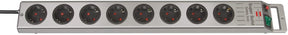 Brennenstuhl super-solid line stekkerdoos 8-voudig zilver 2,5m h05vv-f 3g1,5