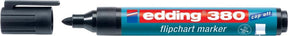 Edding 380 viltstift - flipchart marker met ronde punt - 1,5-3 mm - zwart - 1 stuk