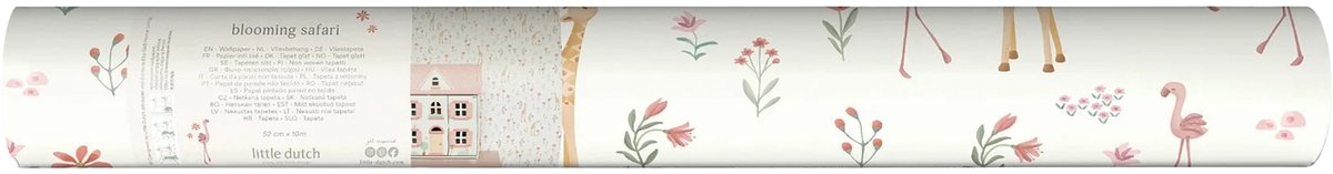 Little dutch vliesbehang - blooming safari
