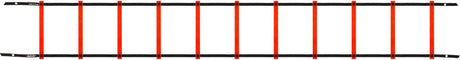 Avento speedladder - loopladder voetbal - 4 meter - oranje