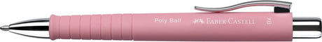 Faber-castell balpen - polyball - xb - lichtroze - fc-241127
