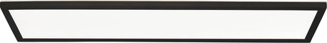 Brilliant milton - plafondlamp badkamer - led 24w - 4000k - ip44 - zwart wit