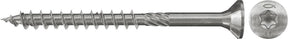 Fischer 100x power-fast 6 x 180 senkkopf roestvrij staal a2 deeldraad binnenvierkant tx - 657409