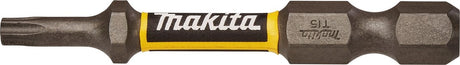 Makita t15 x 50 mm impact premier slagschroefbit 2 stuks - e-03333