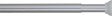 Sealskin douchegordijnstang - 70-115 cm - chroom