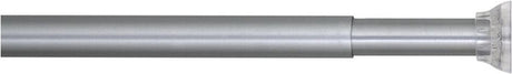 Sealskin douchegordijnstang - klemstang - aluminium - 110-185 cm - mat aluminium