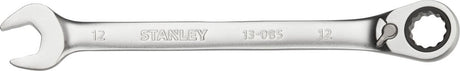 Stanley - fatmax omkeerbare ringsteeksleutel met ratel 12mm - steeksleutel - sleutelgereedschap - 1 stuk(s)