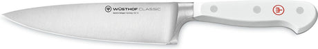Wusthof classic white - koksmes - 16cm - rvs