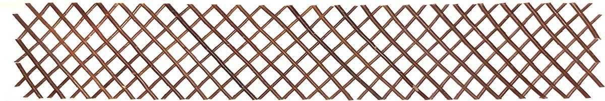 Nature - houten klimrek (natuurlijk wilgenhout) - 30 x 180cm - fsc