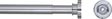 Sealskin douchestang 125-220cm chroom