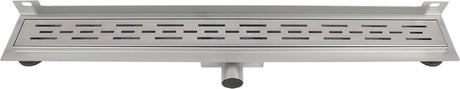 Differnz douchegoot - muur flens rvs - 7 x 7 x 90 cm