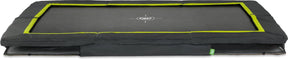 Exit toys exit silhouette sporttrampoline 214x305cm - inground - ingraaftrampoline - rechthoekig - voor kinderen - zwart