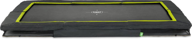 Exit toys exit silhouette sporttrampoline 214x305cm - inground - ingraaftrampoline - rechthoekig - voor kinderen - zwart