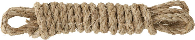 Starx steigertouw - 3-strengs - 5 m - naturel - 234 gram - stevig geslagen touw - voor vastzetten en binden - per stuk in blister geleverd - geschikt voor diverse toepassingen
