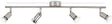 Philips led philips limbali opbouwspot - 4-lichts - nikkel